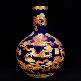 《精品放漏》乾隆天球瓶——清三代官窑瓷器收藏