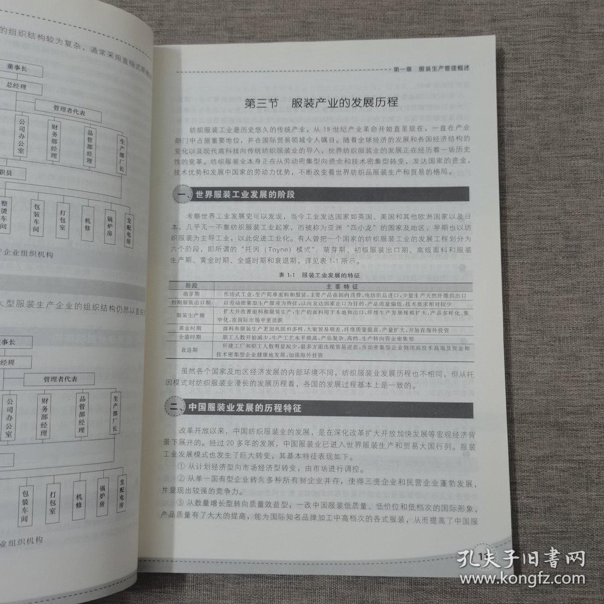 服装生产管理(张吉升)(第二版）