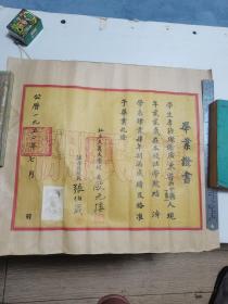 1950年大夏大学毕业证书
(画家李源灿)另有美术教学手稿价另议