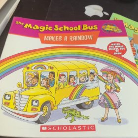 三本书，The Magic School Bus Makes a Rainbow: A Book about Color 神奇校车系列: 彩虹工厂，3本书