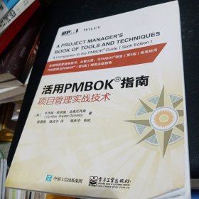 活用PMBOK指南 项目管理实战技术 正版