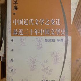 中国近代文学之变迁 最近三十年中国文学史：-最近三十年中国文学史