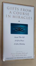 英文原版书 Gifts from a Course in Miracles: Accept This Gift, A Gift of Peace, A Gift of Healing Paperback – May 24 1995 by Frances Vaughan  (Author) /现货