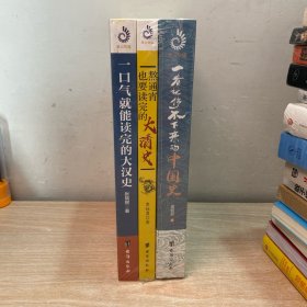 一口气就能读完的大汉史、熬通宵也要读完的大清史、一看就停不下来的中国史（全3册）