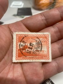 特15北京风光邮票全戳陕西西安郭家滩戳1957.2.27 小裂