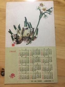 1960年水仙花年历片