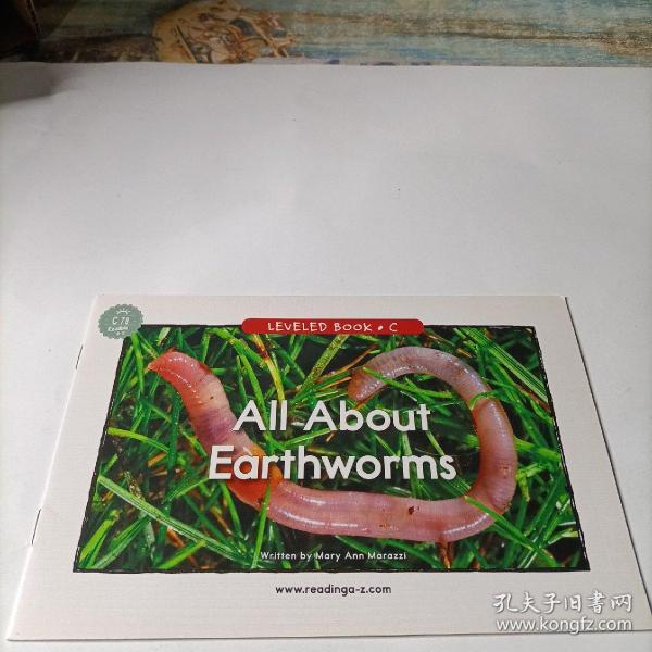 ReadingA-Z     all  about  earthworms