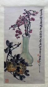 回流立轴花卉