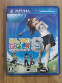 版本自辩 拆封 运动 PSVITA 1张 游戏卡 全民高尔夫6 Everybody’s Golf