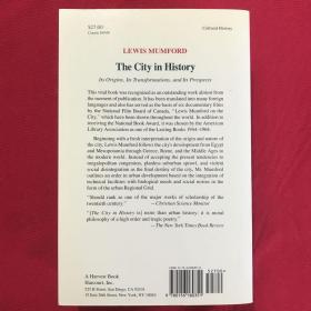 The City in History：Its Origins, Its Transformations, and Its Prospects