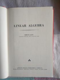 Linear Algebra, Complex Analysis