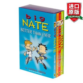 英文原版 Big Nate Better Than Ever: Big Nate Box Set 大内特系列6-9 全彩漫画小说盒装 英文版 进口英语原版书籍