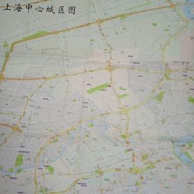 上海市环保地图，2010年版本，上海地图，珍贵资料