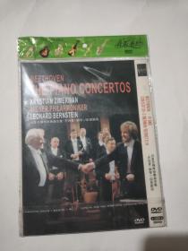 贝多芬钢琴协奏曲全集-齐玛曼钢琴 伯恩斯坦 DVD光碟 2碟装