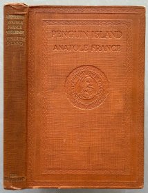 1927年，《企鹅岛》，漆布精装，封面压花，八五品PENGUIN ISLAND