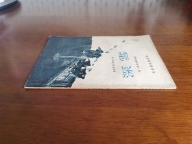 外国文学 / 苏联反间谍惊险小说【深雪】私藏品较好 插图本 1955年1版1955年3印 内无字章划线