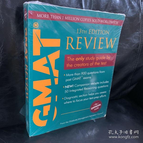 The Official Guide for GMAT Review, 13th EditionGMAT官方指南，第13版 英文原版