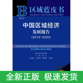 中国区域经济发展报告(2020版2019-2020)/区域蓝皮书