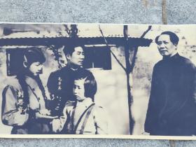 旧藏老照片 毛主席一家，照片清晰，保存完整，尺寸长2米15，宽31厘米