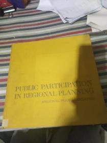 PUBLIC PARTICIPATION IN REGIONAL PLANNING