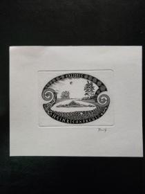 Heinrich Preuss 
 雕刻版画        藏书票