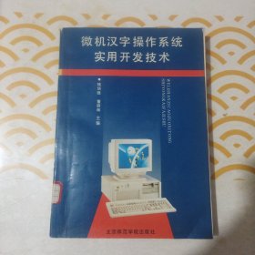 微机汉字操作系统实用开发技术 馆书