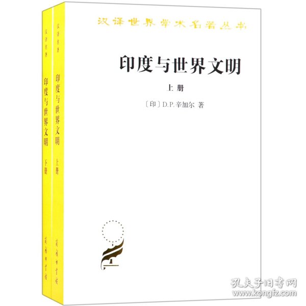 汉译名著本17：印度与世界文明（套装共2册）