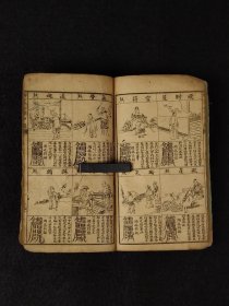 清末民国时期【关煞袖里金百中经】择日通书全册，足涵盖了易学精髓的著作，它深入探讨了易学的广泛领域，包括天文与地理的知识。该书首先从先天八卦图和后天八卦图的讲解开始，接着介绍了认卦宫诀和安世应诀等基础理论。五行的本义、生克制化的原则，以及十天干和十二地支的阴阳划分，都在书中详细阐述！