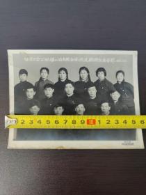 佳木斯市三合公社福山团支部全体欢送启発同志留影1966.1.22日