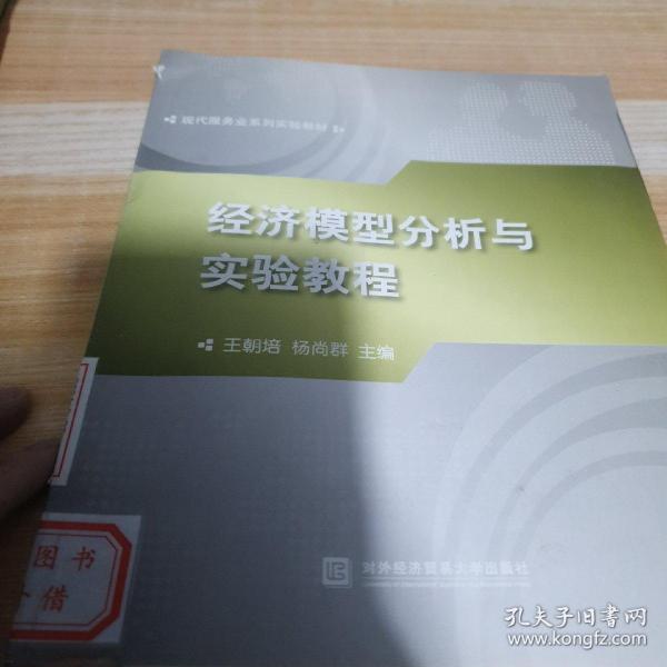 现代服务业系列实验教材：经济模型分析与实验教程