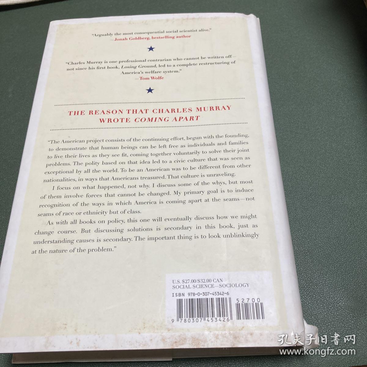 Coming Apart: The State of White America, 1￼￼