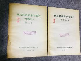 国民经济史参考资料 外国部分 1956年 中南财经学院编