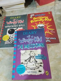 英文原版 Diary of a Wimpy Kid（3册合售）