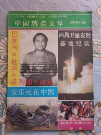 《中国热点文学》终刊号