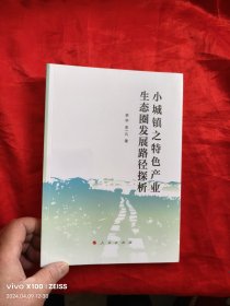 小城镇之特色产业生态圈发展路径探析 【小16开】，全新未开封