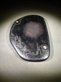 汪由敦端砚祥云仙鹤葫芦