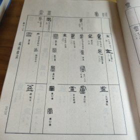 秦汉魏晋篆隶字形表