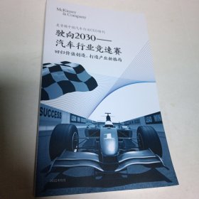 驶向2030——汽车行业竞速赛（麦肯锡中国汽车行业CEO特刊）