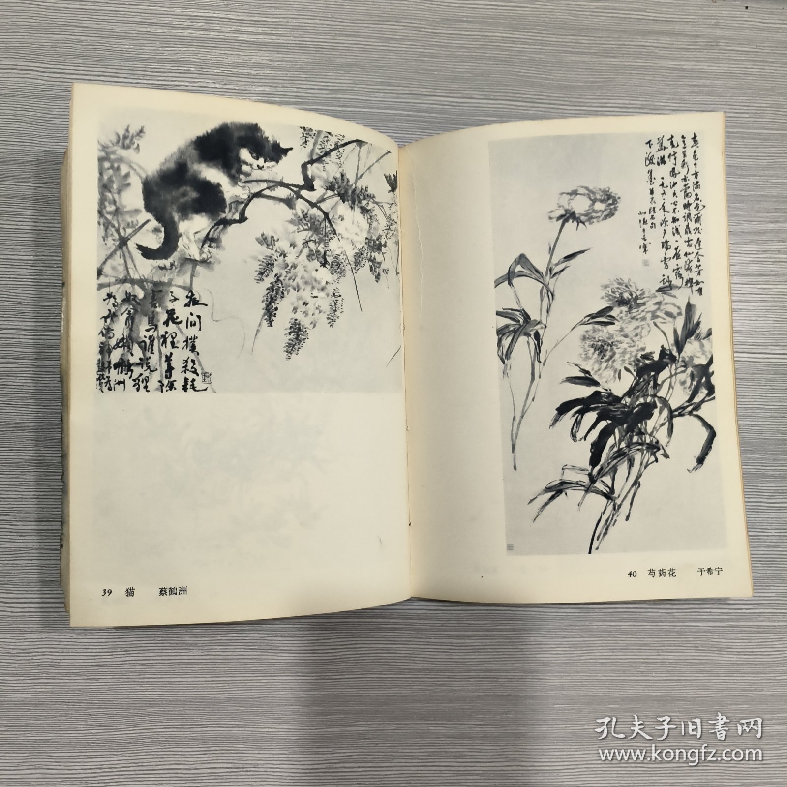 现代花鸟画选(32开)64年1印