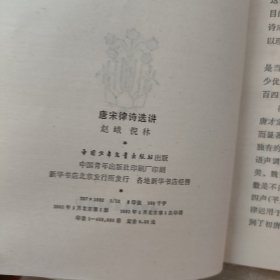 唐宋律师选讲