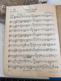 美国发货 约1930年代管弦乐谱Carl Fisher progressive Orchestra Folio