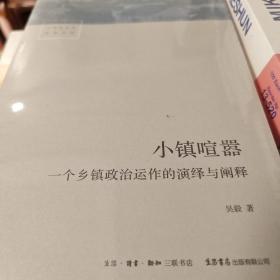 小镇喧嚣 一个乡镇政治运作的演绎与阐释 吴毅著 三联书店 正版书籍（全新塑封）