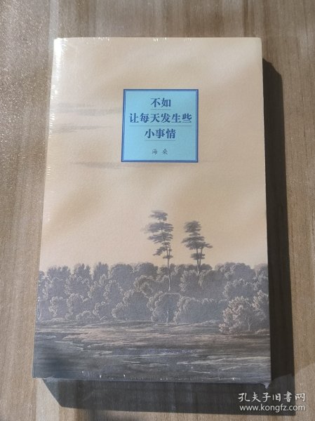 海桑诗集《不如让每天发生些小事情》