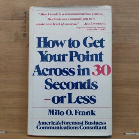 how to get your point across in 30 seconds or less