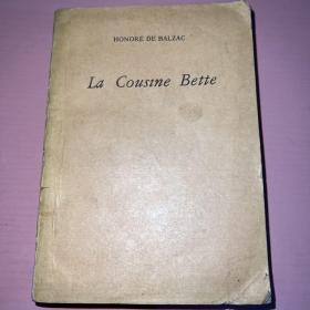 HONORE DE BALZAC  La Cousine Bette