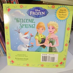 frozen welcome spring 冰雪奇缘英文绘本