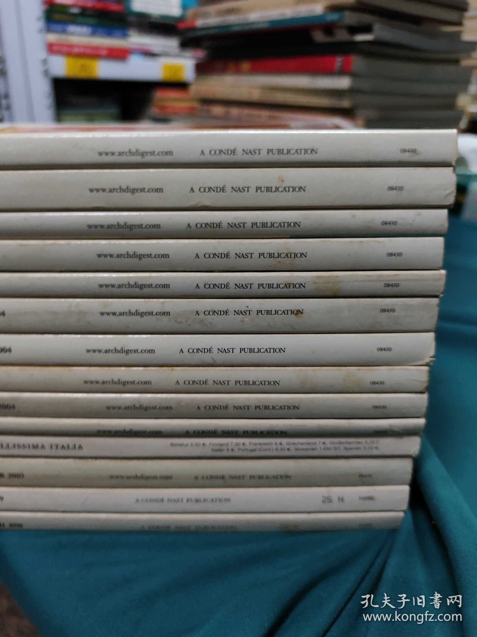 AD ARCHITECTURAL DIGEST 1998年1册，1999年1册，2003年2册，2004年5册，2005年5册，共14册合售
