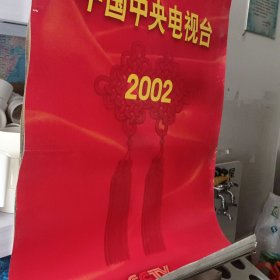 2002年挂历。中国中央电视台主持人。