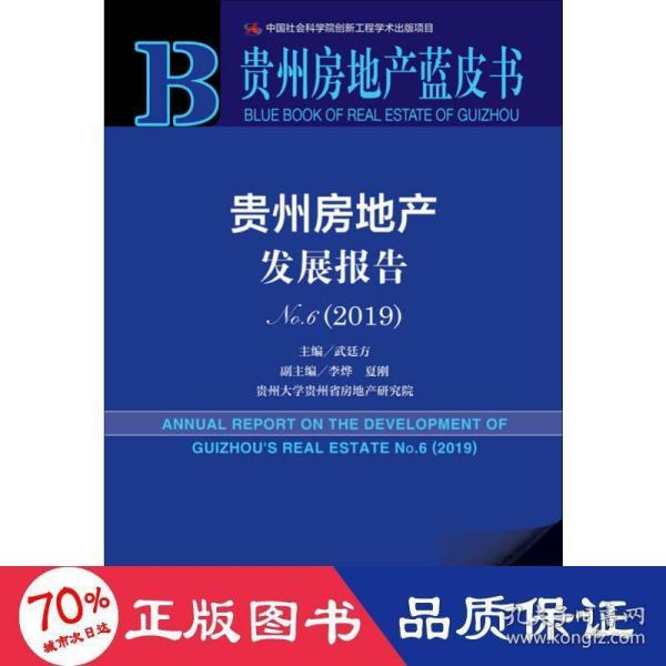 贵州房地产蓝皮书：贵州房地产发展报告No.6（2019）