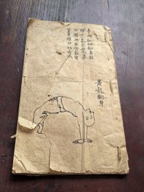清手写武功秘籍 一图一文 内容70面左右35筒子，尾一两页弱点